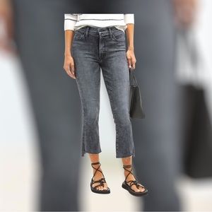 MOTHER Women’s The Insider Crop Step Fray Jeans